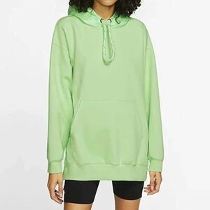 NIKE WOMENS CITY READY THERMORE SYNTHETIC HOODIE Size Medium CJ4020 386 Green